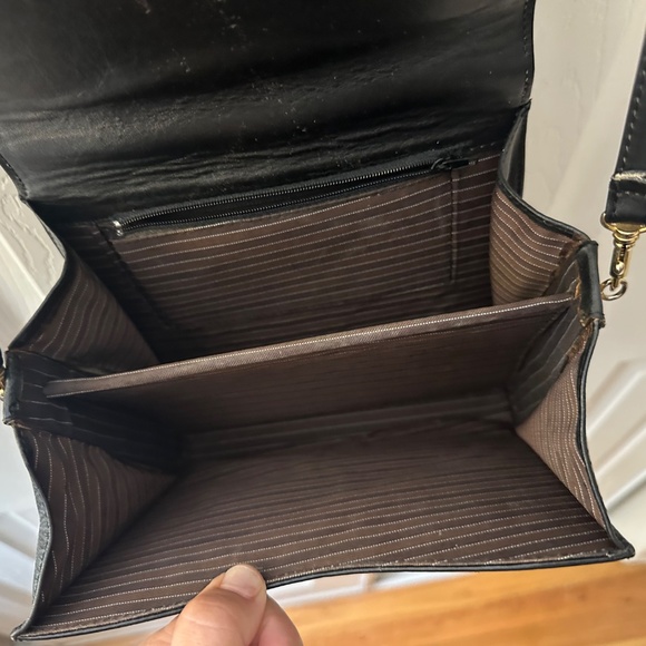 Abstract Cross Body Purse - Miro Inspiratioin -Red,Yellow, Green, Black on Blue - Picture 5 of 5